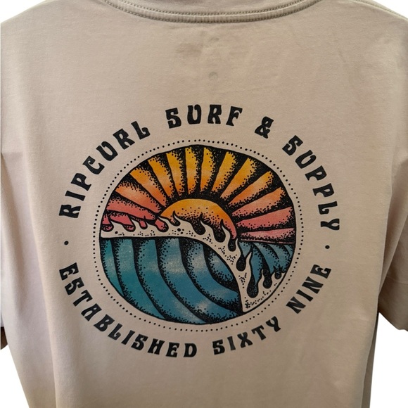 RIP CURL Surf & Supply Established ‘69 Tee Shirt Regular Fit Men 2XL XXL - Picture 4 of 6